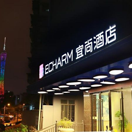 Echarm Hotel Guangzhou Kecun Metro Station Eksteriør bilde